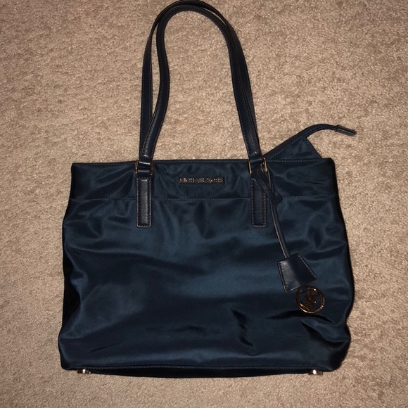 Michael Kors Handbags - Navy blue MK tote
